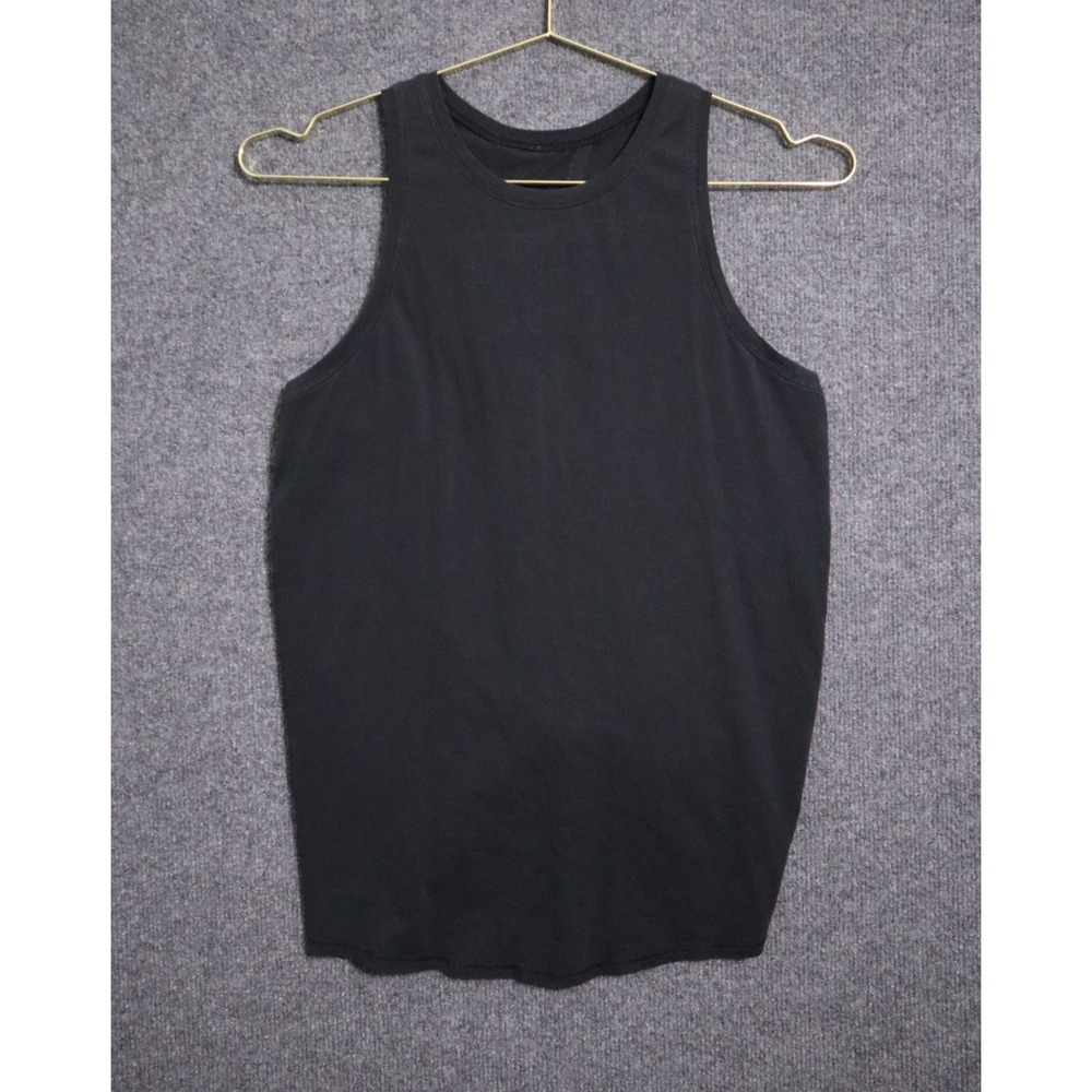 Lululemon Shirt Women 6‎ Faded Black All Tied Up Knot Tie Tank Top Athleisure